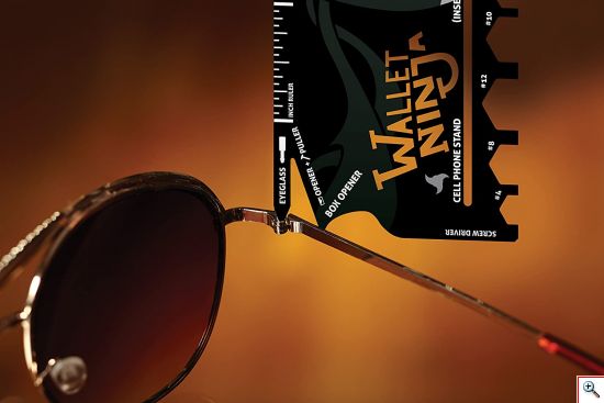 Πολυεργαλείο Πορτοφολιού Ninja 18 σε 1 σε Μέγεθος Πιστωτικής Κάρτας - Ninja Wallet Card Sized Multitool