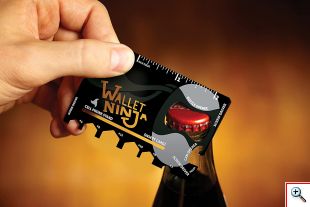 Πολυεργαλείο Πορτοφολιού Ninja 18 σε 1 σε Μέγεθος Πιστωτικής Κάρτας - Ninja Wallet Card Sized Multitool