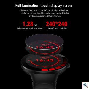 Ανδρικό Αδιάβροχο Βιομετρικό Ρολόι SmartWatch Health & Fitness® Infinity - Activity Tracker με Παλμογράφο, Πιεσόμετρο, Οξύμετρο, Ποιότητα Ύπνου, Βηματομετρητή, Χρονόμετρο Wearfit