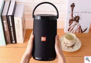 Ασύρματο Αδιάβροχο Bluetooth Φορητό Ηχείο με USB, Micro SD, AUX, FM Radio με Τεχνολογία TWS - Stereo BT Portable Speaker Μαύρο