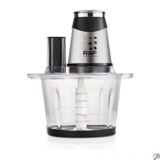 Πολυκόπτης 600W με Δοχείο 3L – Ισχυρός Τεμαχιστής Τροφίμων με 4 Λεπίδες, 3 Ταχύτητες & Μεγάλη Χωρητικότητα για Κάθε Κουζίνα