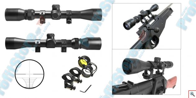 Διόπτρα Μονόκυαλο Σκοπευτικό - Hunting Rifle Scope 3-9 Χ 32 Zoom