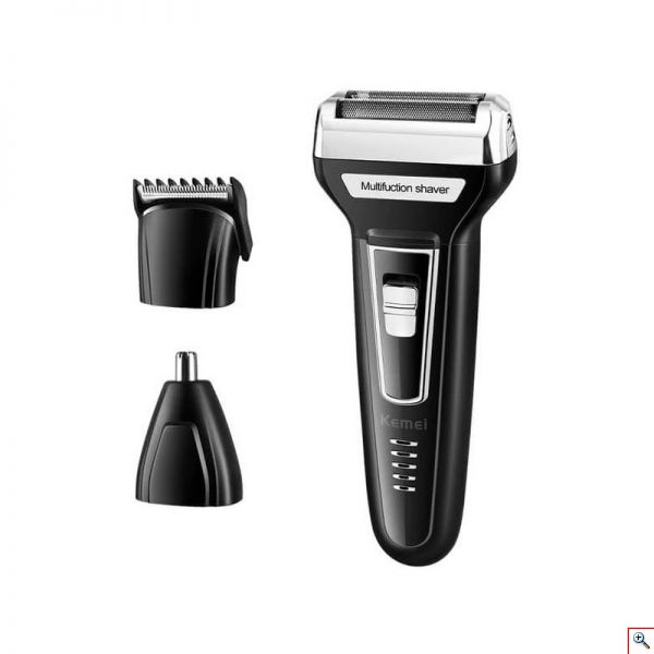 Επαναφορτιζόμενη Ξυριστική Μηχανή Shaver KEMEI KM-6558