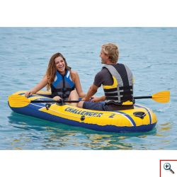 Φουσκωτή Βάρκα Challenger 2 Set- INTEX 68367