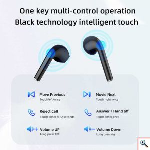 Ασύρματα Ακουστικά Bluetooth με Smart Touch & Powerbank - AWEI Sports Earbunds Charging Case
