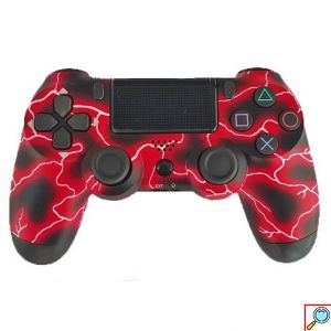 Ασύρματο Χειριστήριο Doubleshock Wireless Controller για PS4 Κόκκινο Camouflage