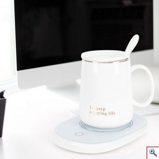 Θερμαινόμενη Βάση - Εστία για Κούπες - Thermostatic Warming Coaster