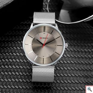 Ρολόι Curren Grey - Casual Men's Quartz Analog Watch Curren