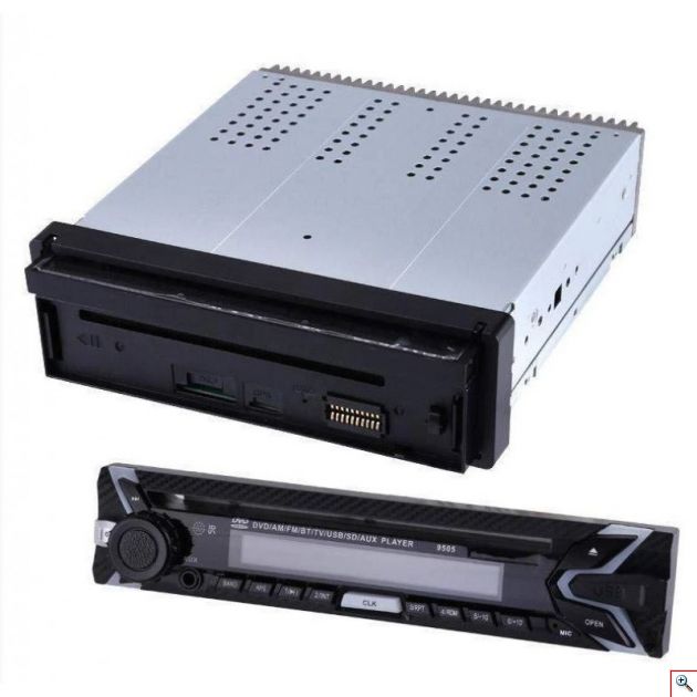 Multimedia Player 9505 DVD 7 Ιντσών TFT 1 DIN Οθόνη με DVD & Αποσπώμενη Πρόσοψη