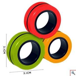 Αγχολυτικό Παιχνίδι Antistress - Finger Spinner Magnetic Ring