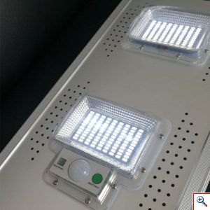 Αδιάβροχος Ηλιακός Προβολέας LED 100W Εξωτερικού Χώρου - Δρόμου με Ανιχνευτή Κίνησης & Τηλεχειρηστήριο JD-19100