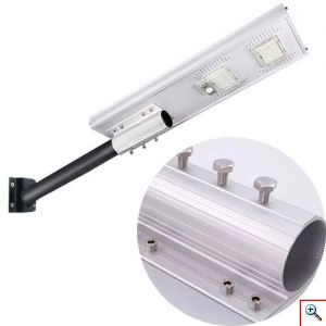Αδιάβροχος Ηλιακός Προβολέας LED 100W Εξωτερικού Χώρου - Δρόμου με Ανιχνευτή Κίνησης & Τηλεχειρηστήριο JD-19100