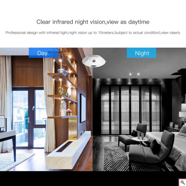 IP Κάμερα Πανοραμικής Θέασης Indoor VR Cam ΟΕΜ-G2448