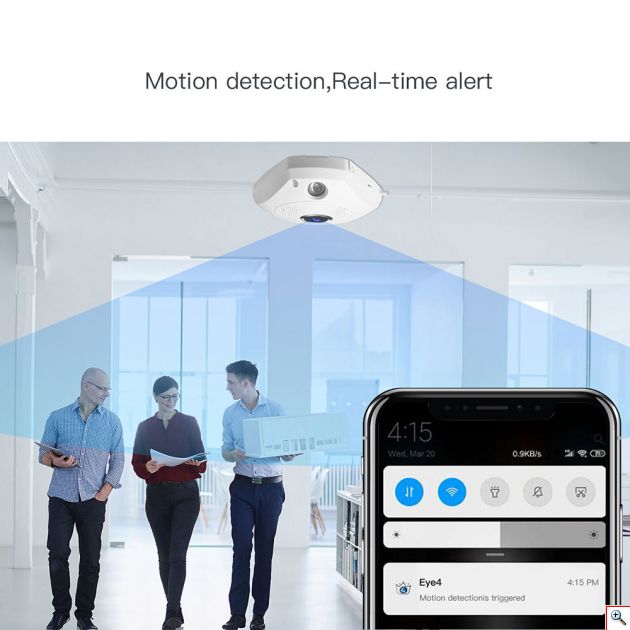 IP Κάμερα Πανοραμικής Θέασης Indoor VR Cam ΟΕΜ-G2448