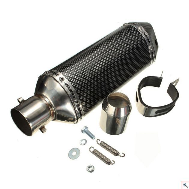 Universal Εξάτμιση 38-51mm Carbon Idea-rock 5A3309