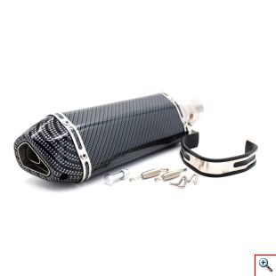 Universal Εξάτμιση 38-51mm Carbon Idea-rock 5A3309