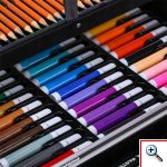 Σετ Ζωγραφικής 145 Τεμαχίων με Βαλιτσάκι Μεταφοράς 34.5x23.5x9cm - Inspire Childern Art Set 