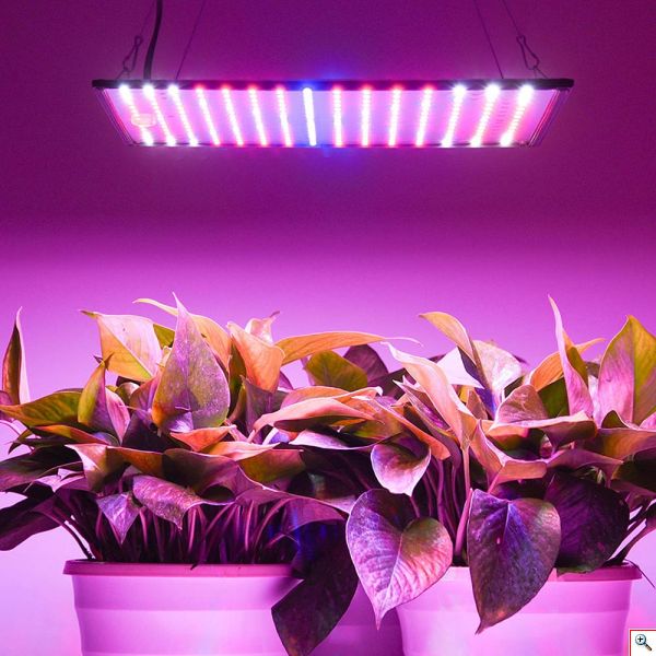 Slim Φωτιστικό 225 LED Πάνελ Ανάπτυξης Φυτών Full Spectrum Λάμπα Θερμοκηπίου - Plant Grow Panel Light
