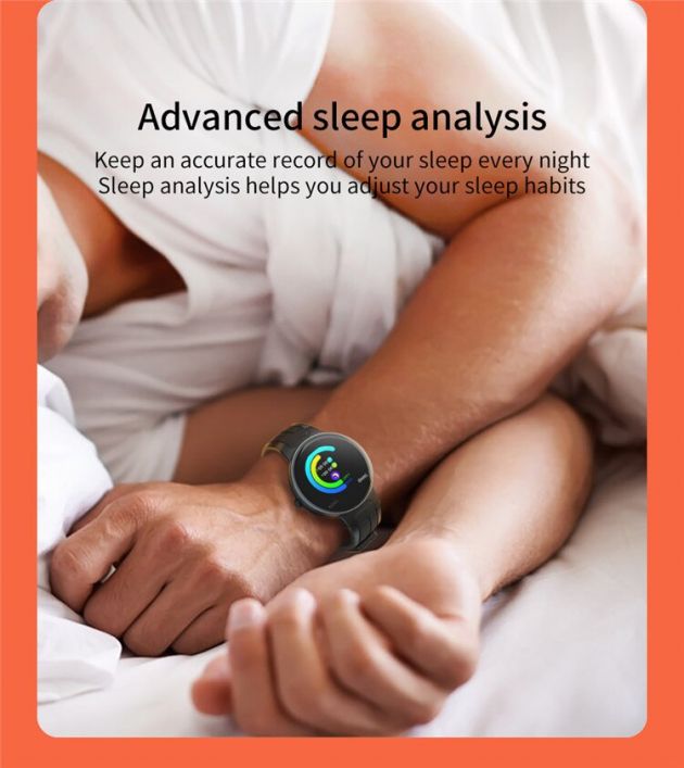 HD Αδιάβροχο Αθλητικό Ρολόι με Καρδιομετρητή, Πιεσόμετρο, Οξύμετρο, Μέτρηση Βημάτων, Ποιότητας Ύπνου - Activity Tracker Smart Watch