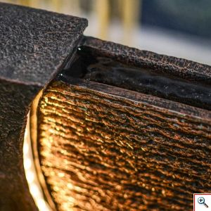 Διακοσμητικό Συντριβάνι με LED Ζεστό Φωτισμό 22x30x40cm - Bouddha Jati Fountain 