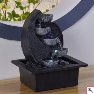 Διακοσμητικό Συντριβάνι με LED Φωτισμό 17x21x26cm - Cascade V2 Fountain 