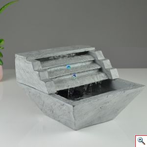 Διακοσμητικό Συντριβάνι με LED Φωτισμό 23x23x16cm - Nature Heley Fountain 