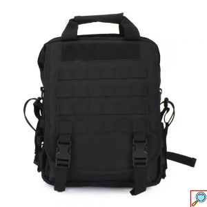 Σακίδιο Πλάτης 20-35L με Διπλή Θήκη για Laptop 14″ και Tablet MCAN Μαύρο