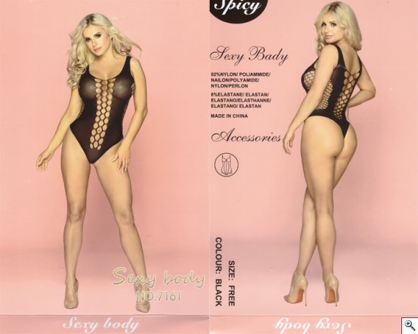 Sexy Body Σιθρού με Εντυπωσιακό Μπούστο 7161 - Sexy Lingerie Bodystockings