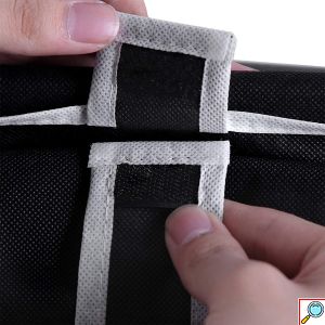 Πολυλειτουργική Υφασμάτινη Αδιάβροχη Παπουτσοθήκη με 8 Ράφια και Μεταλλικό Σκελετό 60x30x145εκ