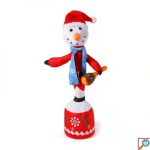 XMAS Funky Επαναφορτιζόμενο Παιδικό Παιχνίδι Χιονάνθρωπος με Μουσική που Χορεύει, Τραγουδάει και Επαναλαμβάνει