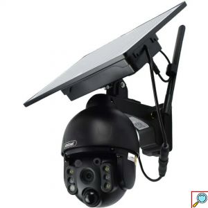 Andowl IP Κάμερα Παρακολούθησης Wi-Fi 1080p Full HD Αδιάβροχη Μπαταρίας με Αμφίδρομη Επικοινωνία σε Μαύρο Χρώμα