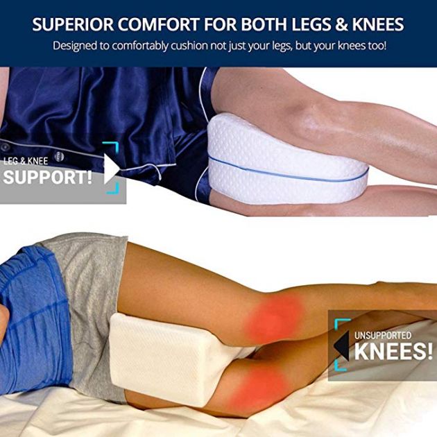 Μαξιλάρι Ποδιών Ύπνου - Memory Foam Leg Pillow