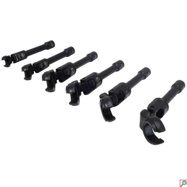 Σετ Ρακορόκλειδα Σπαστά 3/8″ 12-19mm – 6 Τεμάχια για Σωλήνες Καυσίμου & Υδραυλικούς - Εργαλεία Επισκευής Αυτοκινήτου, Υλικό CR-V