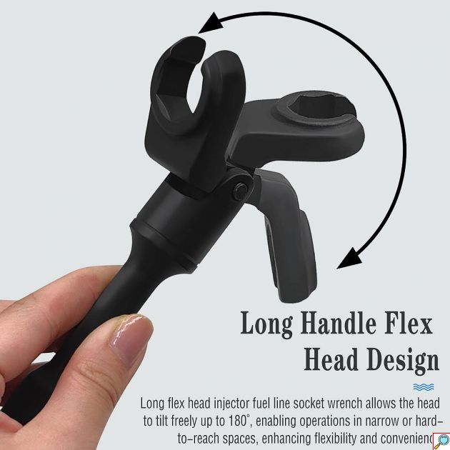 Σετ Ρακορόκλειδα Σπαστά 3/8″ 12-19mm – 6 Τεμάχια για Σωλήνες Καυσίμου & Υδραυλικούς - Εργαλεία Επισκευής Αυτοκινήτου, Υλικό CR-V