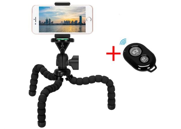 Bluetooth Χειριστήριο και Τρίποδο για Selfie Φωτογραφίες