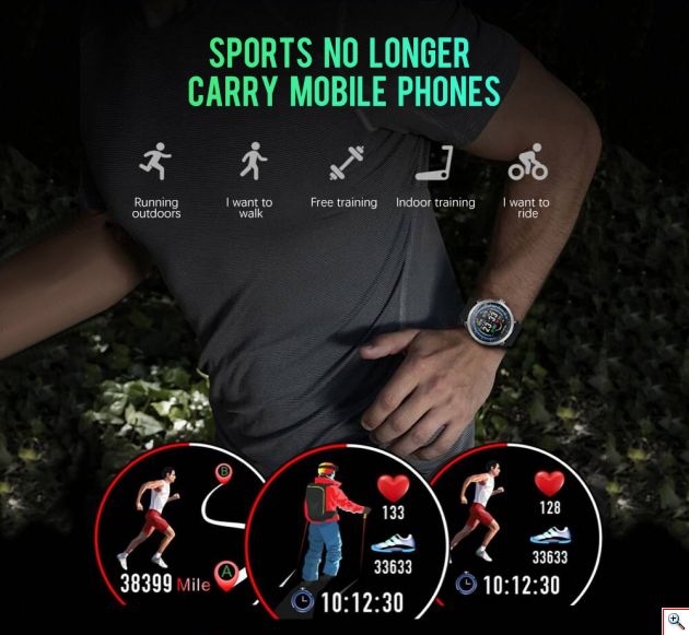 Ρολόι SmartWatch Άθλησης Activity Tracker Smart Watch - Electrocardiogram Measurement Smartwatch Fitness Tracker