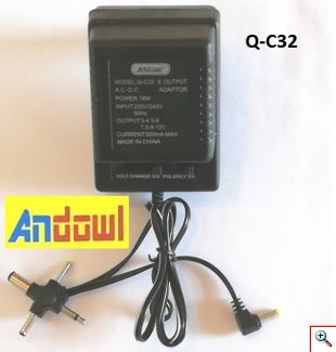 Γενικός Αντάπτορας Τροφοδοσίας AC / DC 500mA ANDOWL - Universal Power Supply Adapter