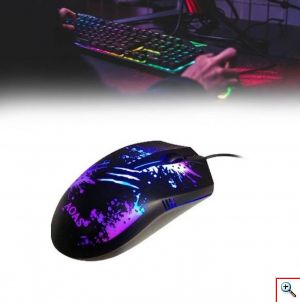 Σετ με Gaming Πληκτρολόγιο, Ποντίκι, Ακουστικά και Mouse Pad - AOAS Gaming Combo 4 In 1 RGB AS-1066