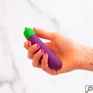 Δονητής Αγγούρι USB με 10 Λειτουργίες Δόνησης 2.9x12x2cm - Antigua Emojibator Dildo Vaginal Clitoris Stimulator