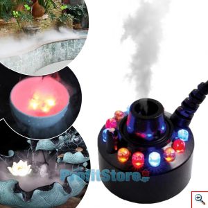 Συσκευή Εφέ Ομίχλης Mist Light με LED Φωτισμό Mist Light - Υγραντήρας Ατμού Νεφελοποιητής Αρωματοθεραπείας Νερού με Τεχνολογία Υπερήχων Καπνός Ατμοποιητής Ενυδρείου Συντριβάνι