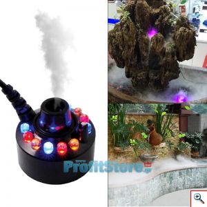 Συσκευή Εφέ Ομίχλης Mist Light με LED Φωτισμό Mist Light - Υγραντήρας Ατμού Νεφελοποιητής Αρωματοθεραπείας Νερού με Τεχνολογία Υπερήχων Καπνός Ατμοποιητής Ενυδρείου Συντριβάνι