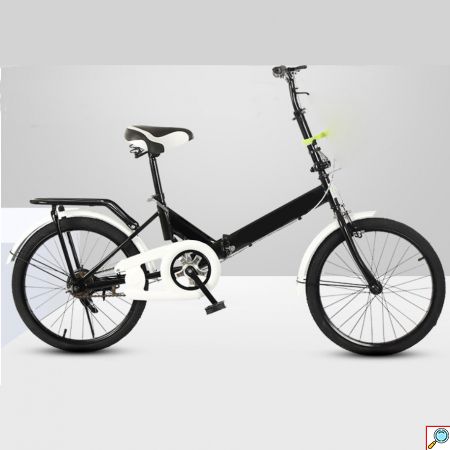 Foldy Bike Αεροδυναμικό Σπαστό Ποδήλατο με Φρένα Μπρός/ Πίσω, Αναδιπλούμενο Σκελετό & Τιμόνι, Ανακλαστήρα Πίσω & Δυνατότητα Τοποθέτησης Καλαθιού