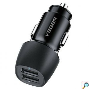 Φορτιστής Αυτοκινήτου με 2 Θύρες USB 12V 2A 