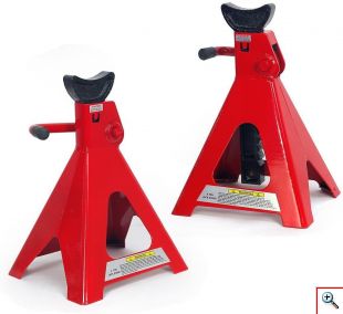 Γρύλος Jack Stand 3 Ton 600 LB Βαρέως Τύπου Χάλυβα