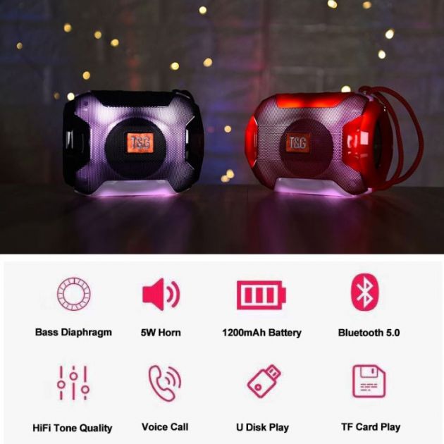 Mini Ηχοσύστημα Bluetooth USB/SD/FM/AUX - Multimedia Portable Wireless Speaker