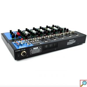 Αναλογική Κονσόλα Μιξαρίσματος για DJ 7 Καναλιών, 5 εισόδους XLR & USB Andowl Μαύρο