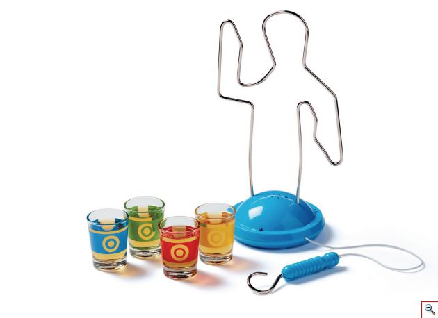 Επιτραπέζιο Παιχνίδι Ποτού με Σφηνάκια - Buzz Wire Drinking Game 