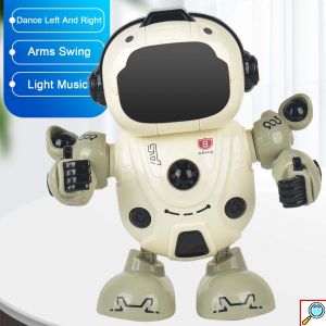Παιχνίδι Ηλεκτρονικό Ρομποτάκι Dance Robot 18.5x16x8cm σε Λευκό Χρώμα για 6+ Ηλικίες
