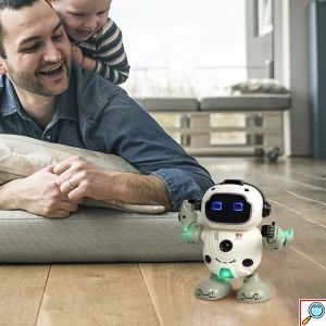 Παιχνίδι Ηλεκτρονικό Ρομποτάκι Dance Robot 18.5x16x8cm σε Λευκό Χρώμα για 6+ Ηλικίες