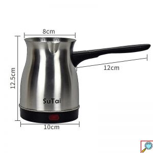 Ηλεκτρικό Μπρίκι Sutai 800W με Χωρητικότητα 800ml για Ελληνικό Καφέ
